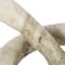 Hello Honey® 3.5" Beige Modern Decorative Marble Link Knot